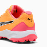 Puma Mens 24 Fh Rubber Cricket Shoes In Sun Stream/Black/Sunset Glow