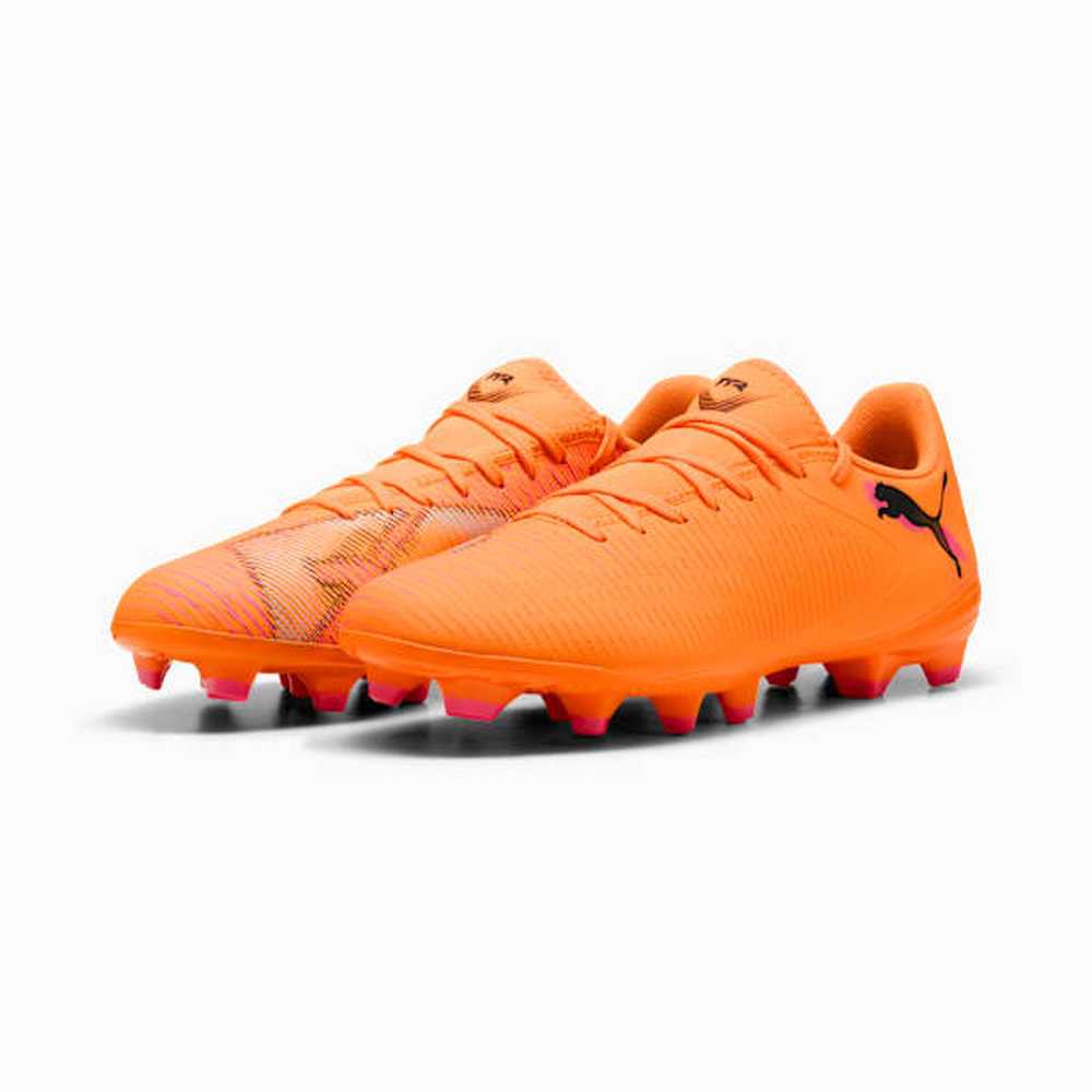 Puma Unisex Adults Future 8 Play FG/AG Soccer Boots In Heat Fire/Black/Ravish