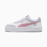 Puma Womens  White-Poisoned Pink Carina Mia Sneakers