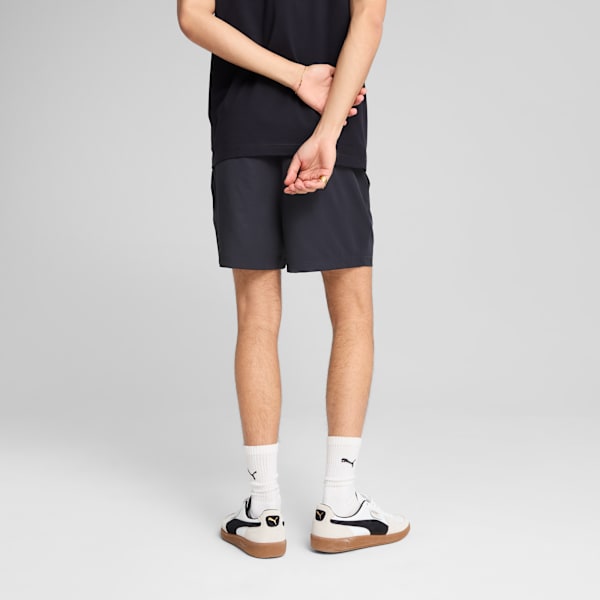 Puma Mens Essential Woven Shorts 5'' In Navy Blue