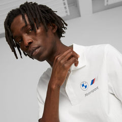 Puma Mens White Bmw Ess Polo Mms