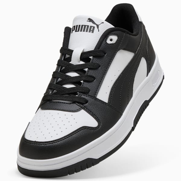 Puma Unisex Rebound Slam Low Shoes In Black & White