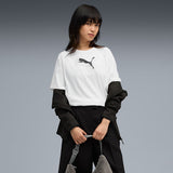 Puma Womens Evostripe Graphic T-Shirt In White
