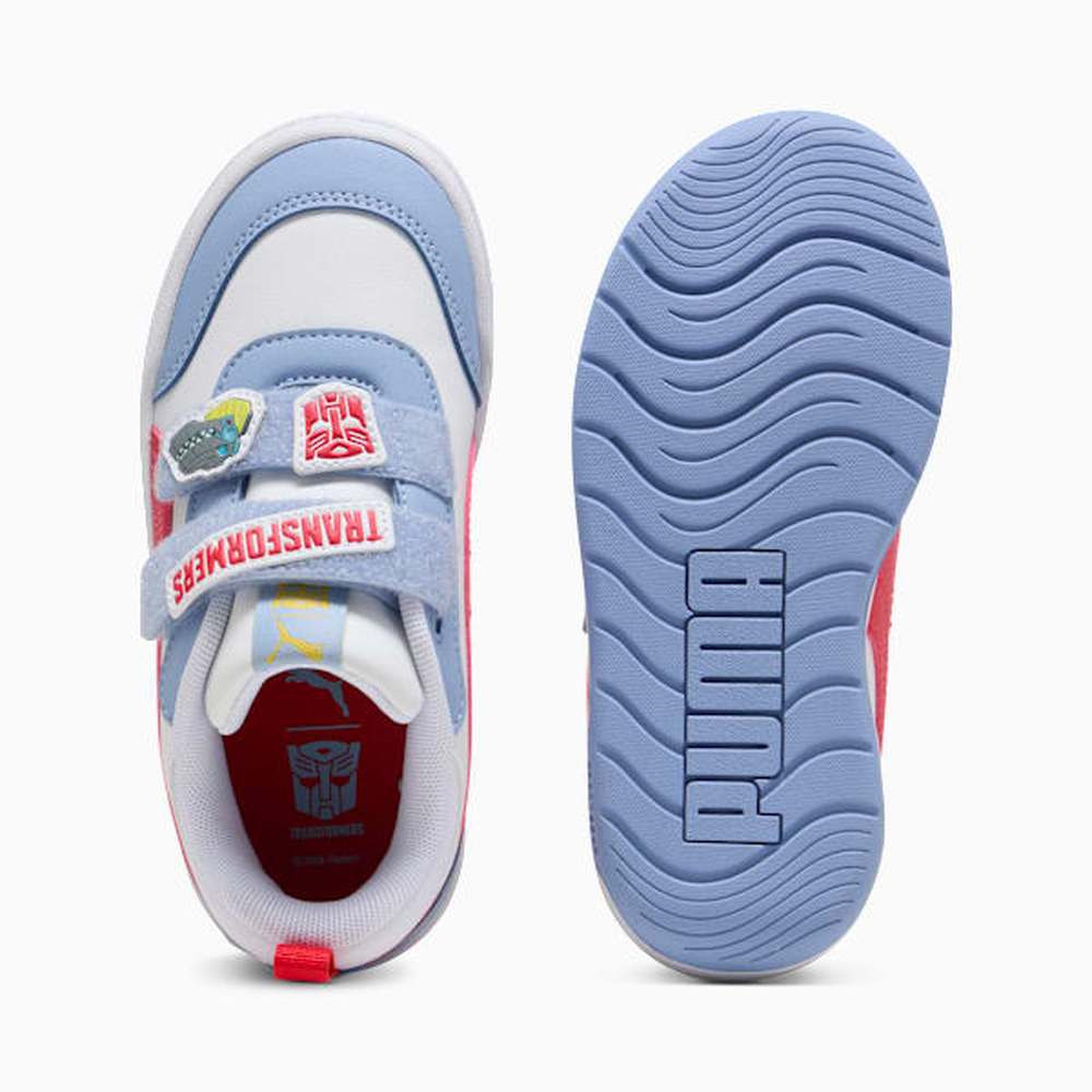 Puma Boys Transformers Multiflex 2 Shoes In Shoes In White & Blue