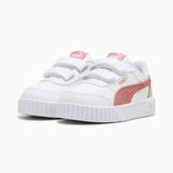 Puma Girls Carina Mia Winter Safariv Infants Sneakers In White/Dusky Rosewood