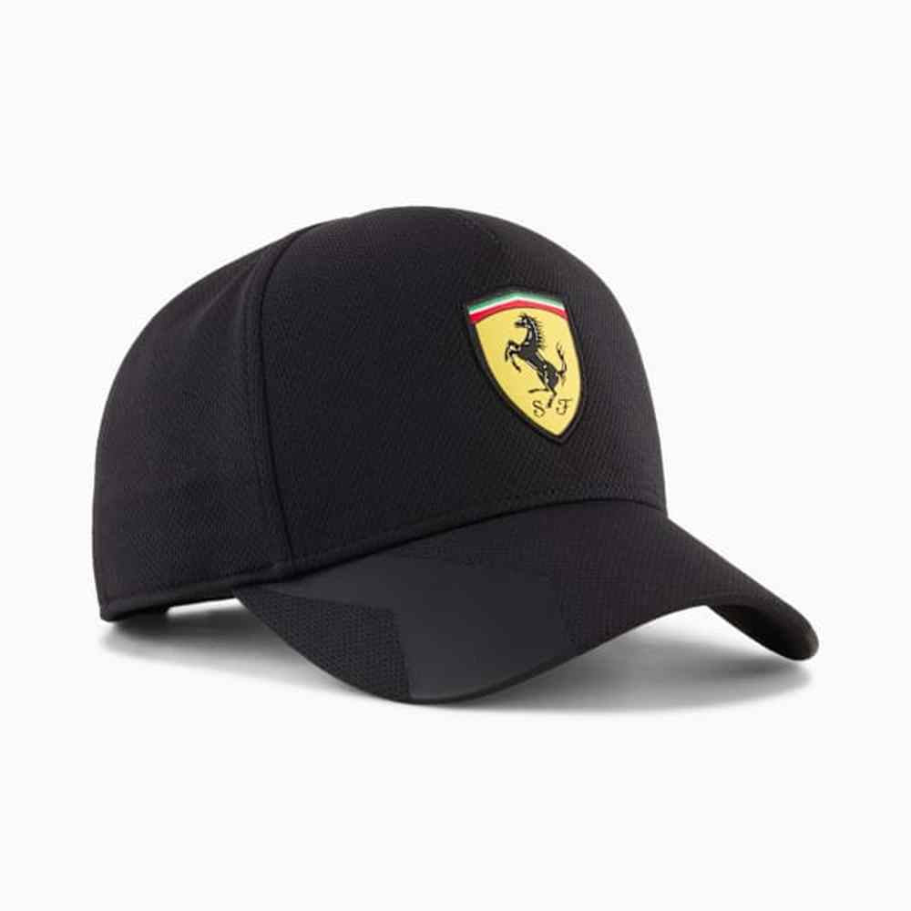 Puma Boys Scuderia Ferrari Baseball Yourth Cap In Black