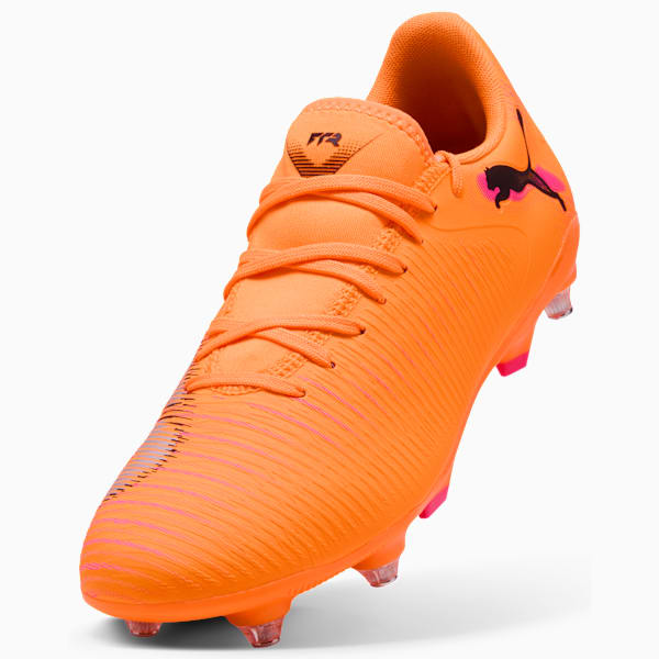 Puma Mens Future 8 Play Soccer Shoes In Neon Orange