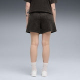 Puma Womens Elevated High-Waist Shorts In Black