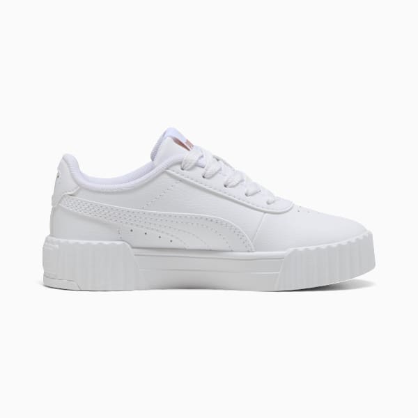 Puma Girls Carina 3.0 Jr Sneakers In White
