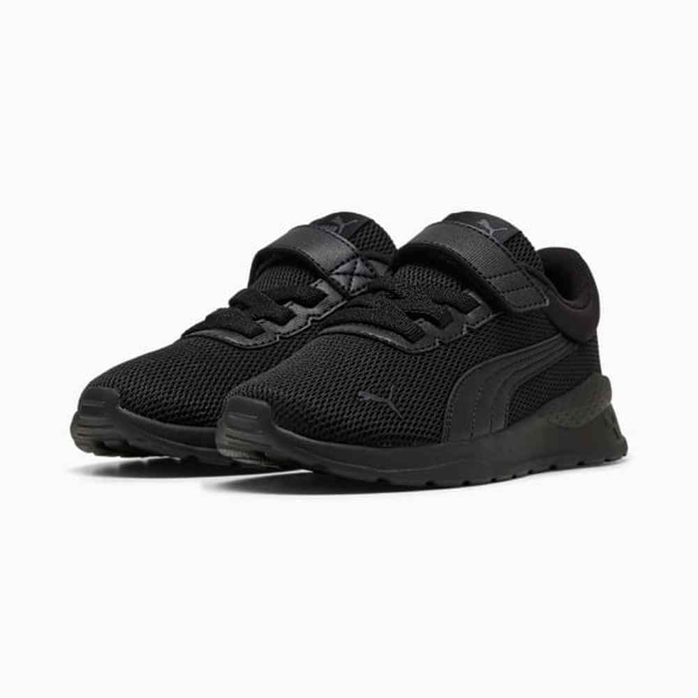Puma Boys Anzarun Vivid Ac+ Infants Shoes In Black