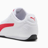 Puma Mens Catch Shoes In White & Red