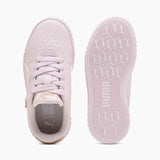 Puma Girls Carina 3.0 Charm PS Sneakers In Pink/Gold