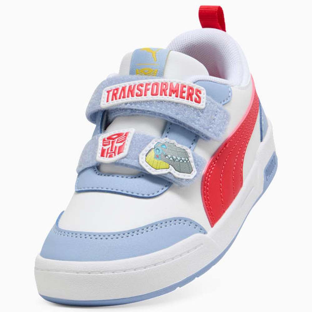 Puma Boys Transformers Multiflex 2 Shoes In Shoes In White & Blue