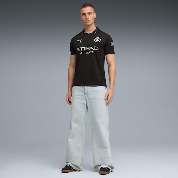 Puma Mens Manchester City 25/26 Away Jersey In Black