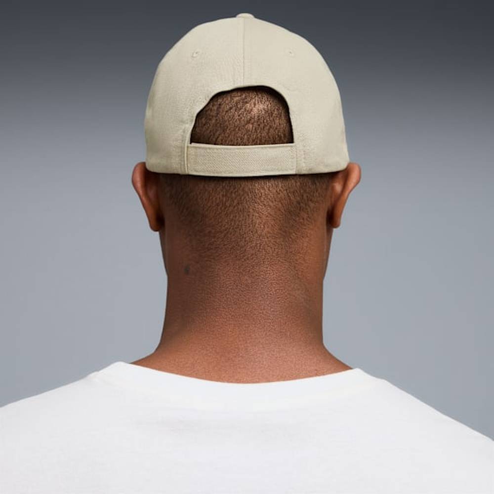 Puma Mens Essential No.1 Logo Baseball Cap In Pebble Grey