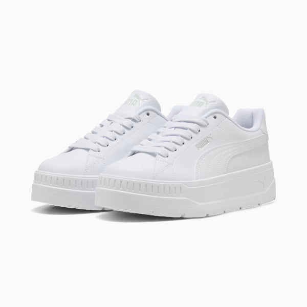 Puma Karmen Classic Sneaker In White & Grey