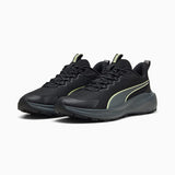 Puma Mens Skyrocket Lite Trail Sneakers In Black/Dark Gray/Apple Spritz