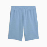Puma Mens Essentaials No.1 Logo Shorts 10" In Zen Blue
