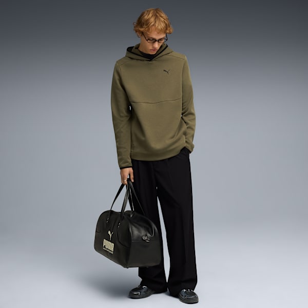 Puma Unisex Tech Hoodie in Dark Green
