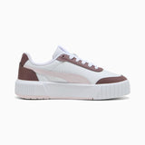 Puma Girls Carina Mia Shoes In White & Mauve