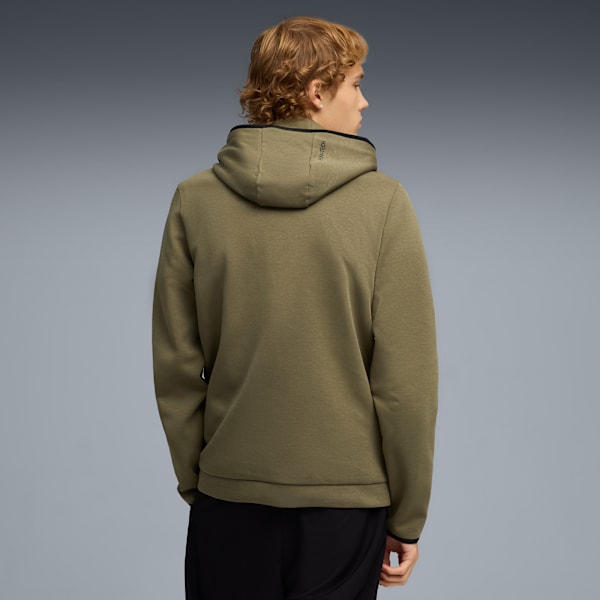 Puma Unisex Tech Hoodie in Dark Green