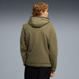Puma Unisex Tech Hoodie in Dark Green