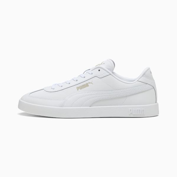 PUMA MENS CLUB II ERA LEATHER SHOES WHITE