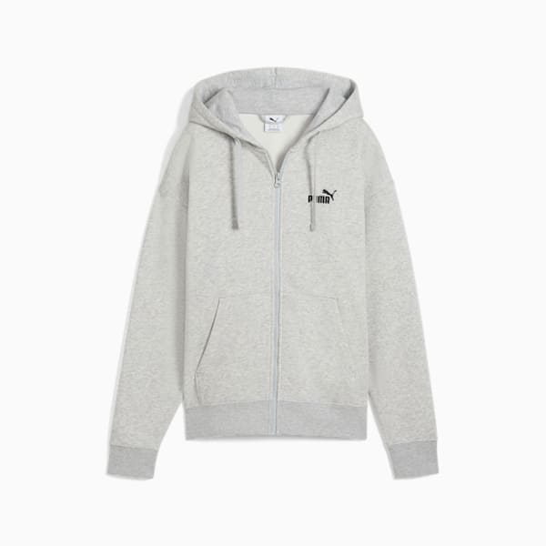 Puma Mens Ess Small No.1 Logo Comfort Fall Light Grey Sweater