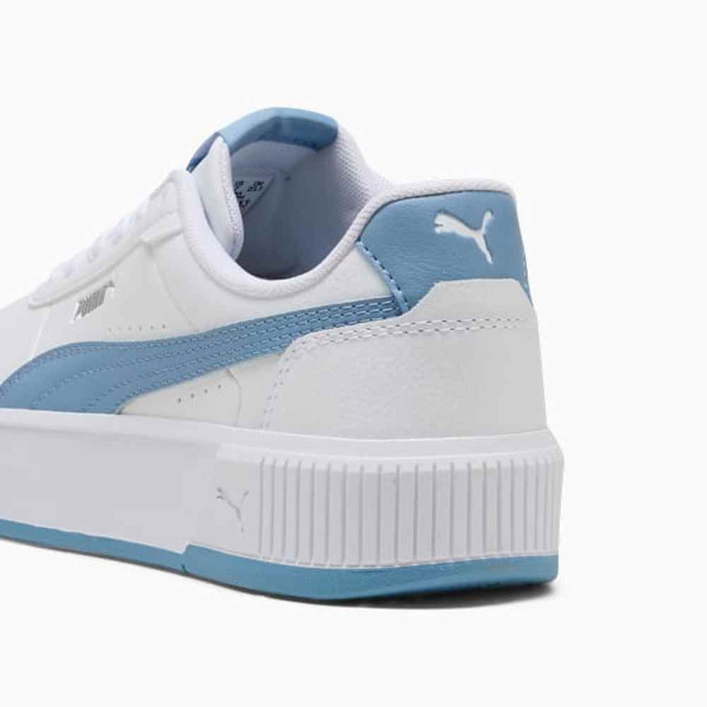 Puma Womens Carin Mia Shoes In White & Blue