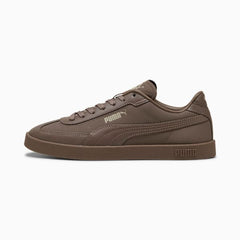 Puma Mens Club Era Leather Shoes In Bronze