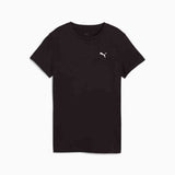 Puma Womens Essential Short Sleeves T-Shirt In Black
