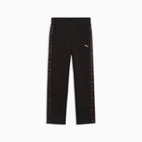 Puma Girls Tape High Waist Relaxed Sweatpants In Black