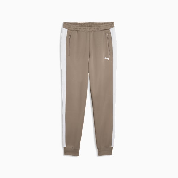Puma Mens T7 Poly Knitted Pants In Mouse Grey
