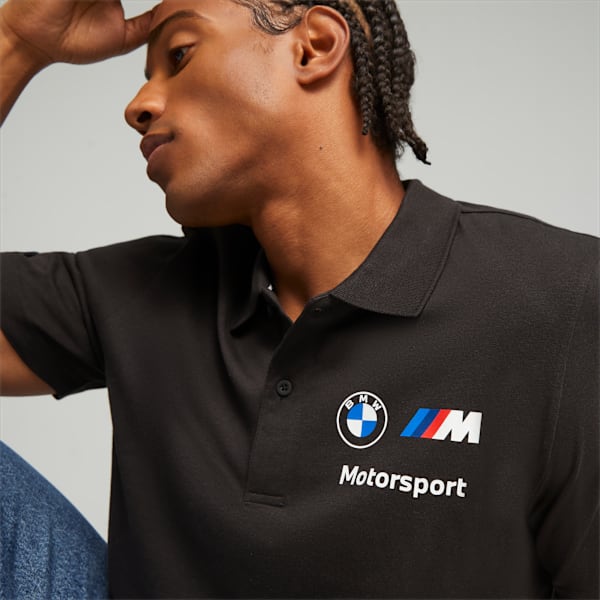 PUMA MENS BMW ESS POLO MMS SHIRT BLACK -
