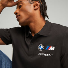 PUMA MENS BMW ESS POLO MMS SHIRT BLACK -
