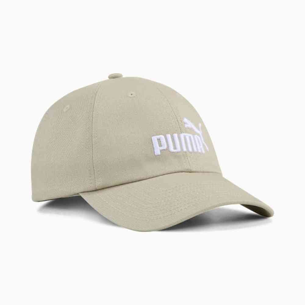 Puma Mens Essential No.1 Logo Baseball Cap In Pebble Grey