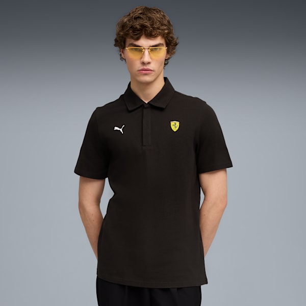 Puma Mens Ferrari Sportswear Golfer In Black
