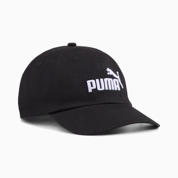 Puma Unisex Essential No.1 Logo Baseball Cap In Black