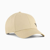 Puma Unisex Essentilas Elevated Metal Cat Baseball Cap In Toast
