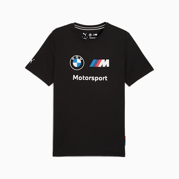 Puma Mens Black Bmw Mms Ess Logo Tee