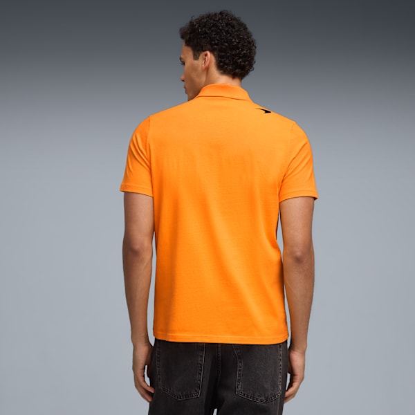 Puma Mens Mclaren Logo Polo shirt In Papaya