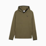 Puma Unisex Tech Hoodie in Dark Green