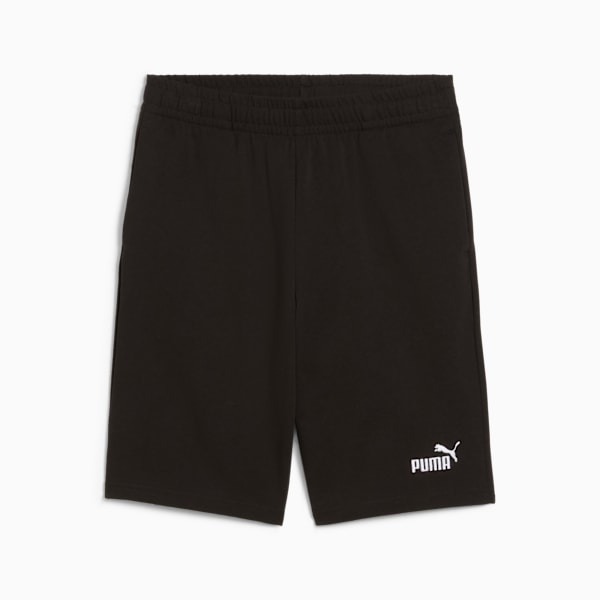 Puma Boys Essential No.1 Logo Track Shorts In Black