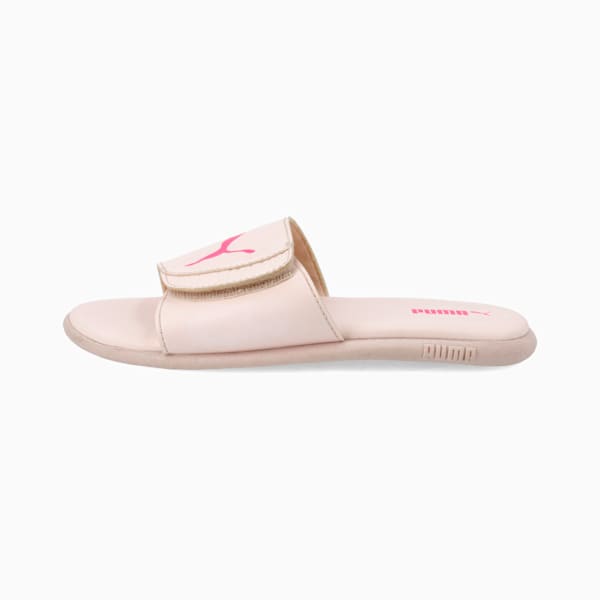 Puma Kids Sporty Velcro Slides Zadp Poised Jasmine