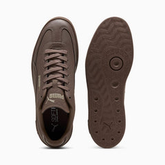 Puma Mens Club Era Leather Shoes In Bronze