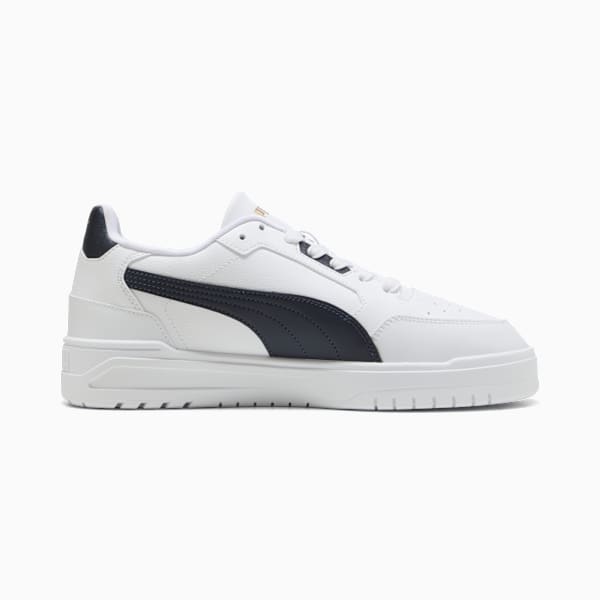 Puma Mens Shuffle Downtown Sneakers In White And Navy