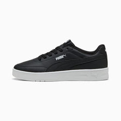 Puma Mens Court Classic Clean Shoes Black