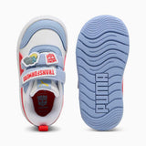 Puma Boys Transformers Multiflex 2 Infants Shoes In White & Blue