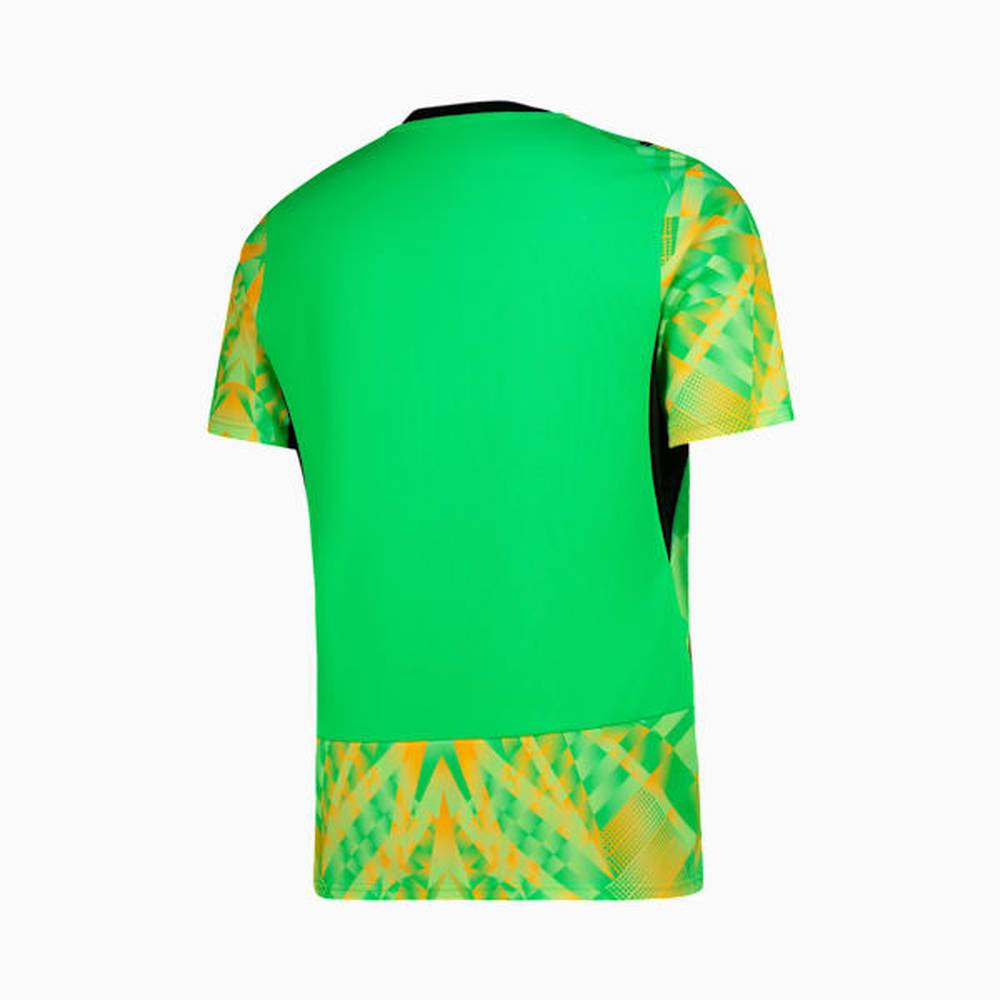 Puma Mens Mamelodi Sundowns Football Culb Goalkeeper Jersey Replica In Fluro Green Pes/Sun Stream