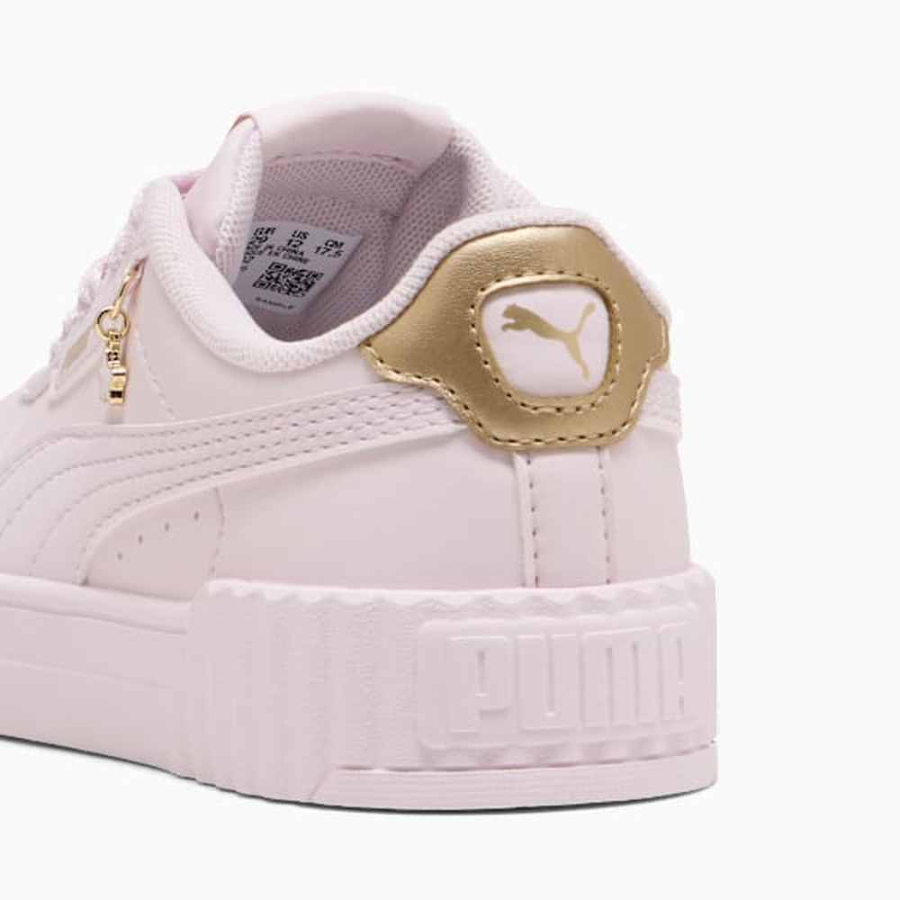 Puma Girls Carina 3.0 Charm PS Sneakers In Pink/Gold